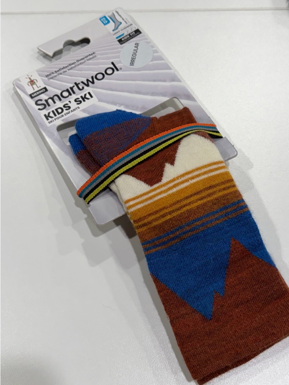 SmartWool Kids XS Light Cushion Ski Socks Over the Calf Blue Mountain NWT Snow